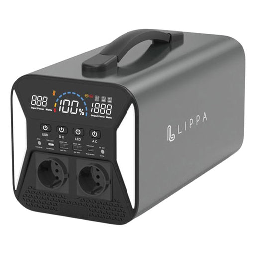 LPPS AF 1024 Lippa Aluminium Power Station 1024 Wh Grey 1