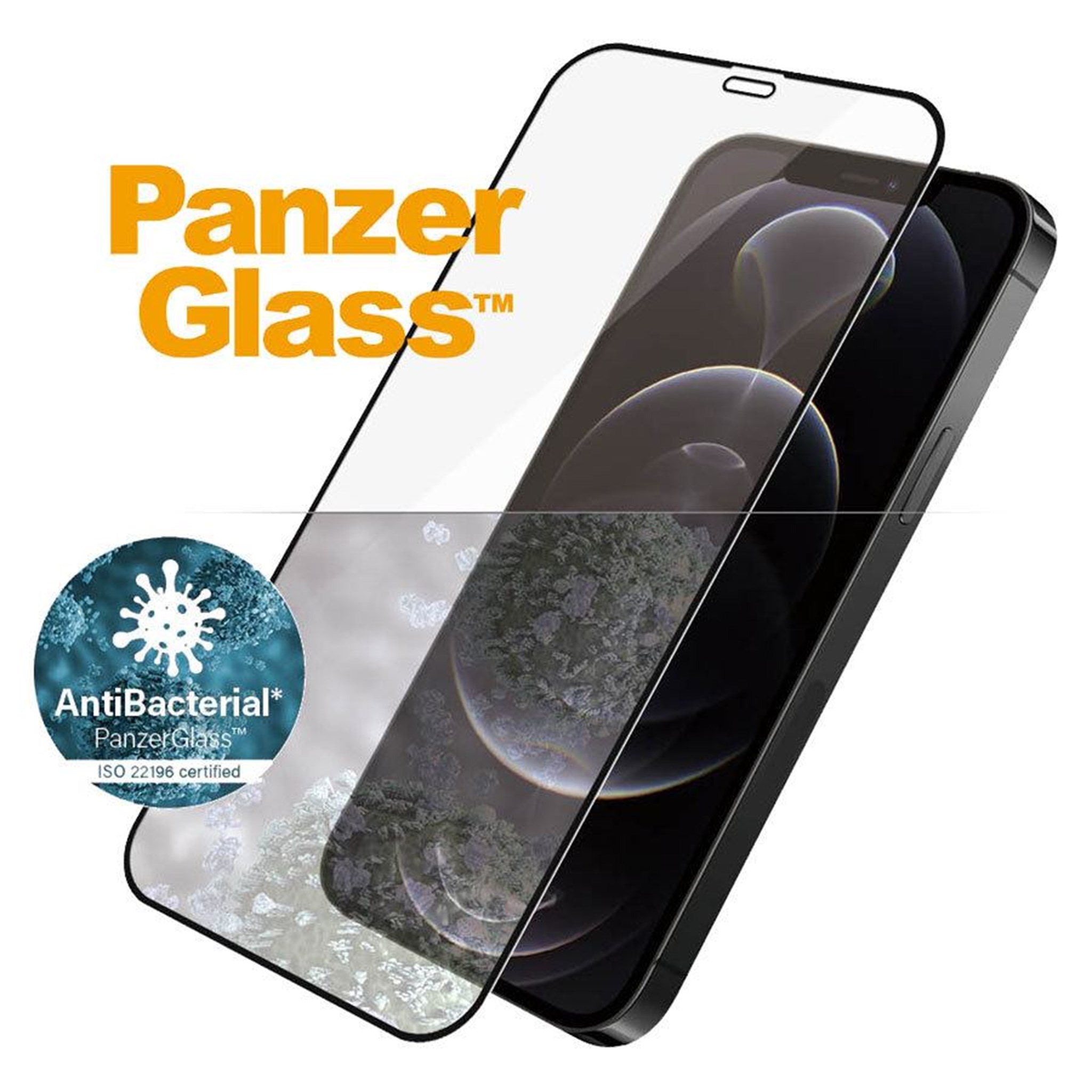 PNZ65290_PanzerGlass-iPhone-12-12-Pro-AntiBacterial-Skaermbeskyttelse-Sort-Kant_02.jpg