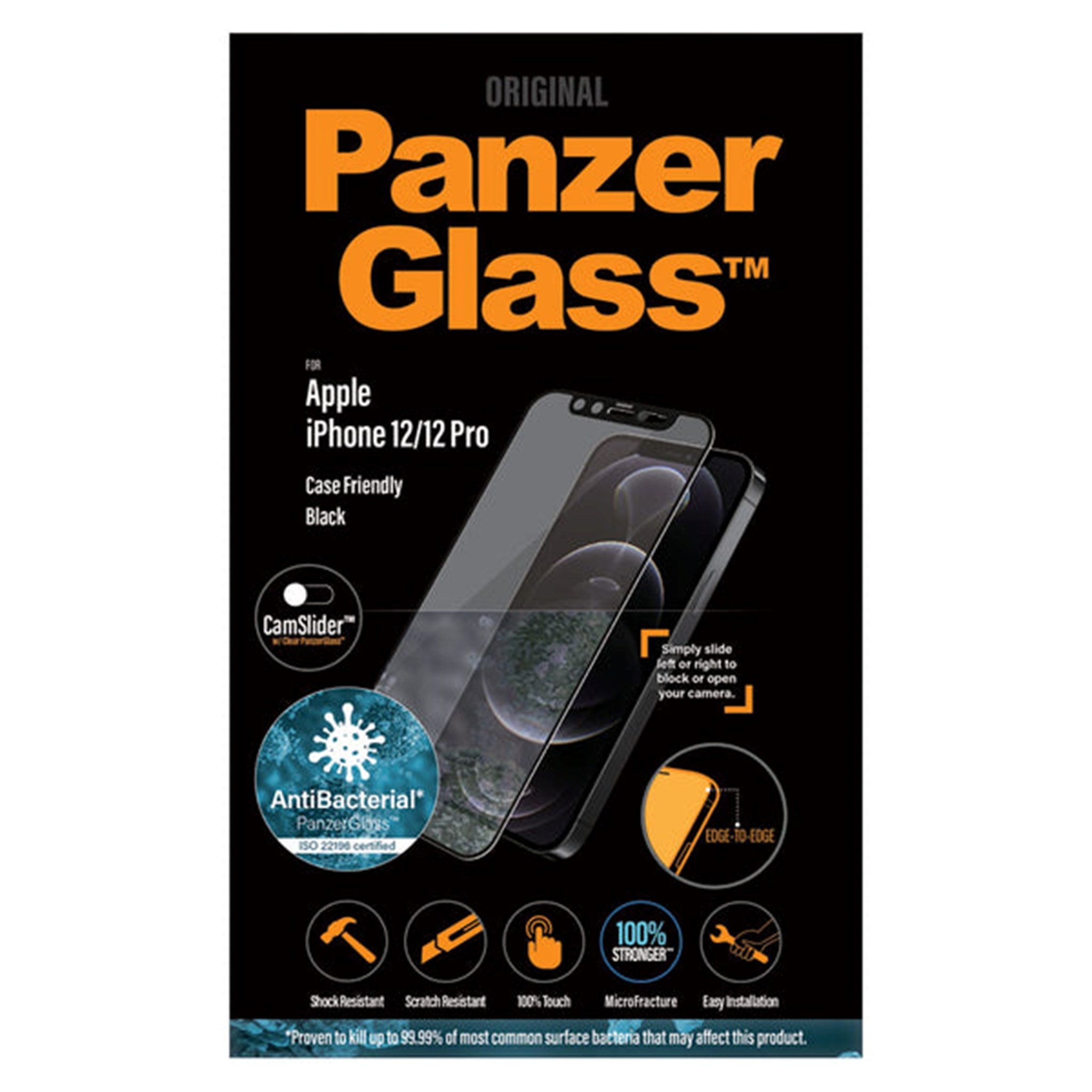 PNZ65306_PanzerGlass-iPhone-12-12-Pro-AntiBacterial-CamSlider-Skaermbeskyttelse_-Sort-Kant_01_grande.jpg