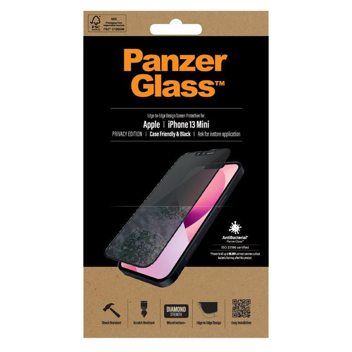 PROP2744-PanzerGlass-iPhone-13-Mini-Privacy-AntiBacterial-Skaermbeskyttelse-Sort_05.jpg