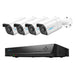 RLK8 800B4 NVR Port Poe8 Inkl 4Xcamera Reolink NVR 8 Port 2TB Harddisk Med 4 Kameraer Poe 3